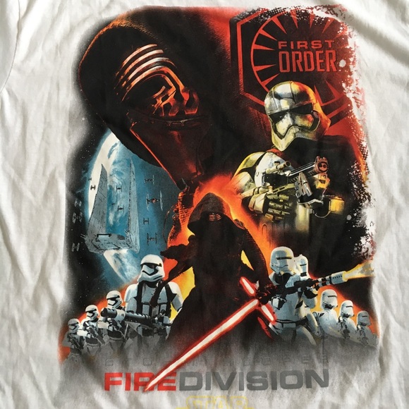 Star Wars fire division T shirt - Picture 2 of 9